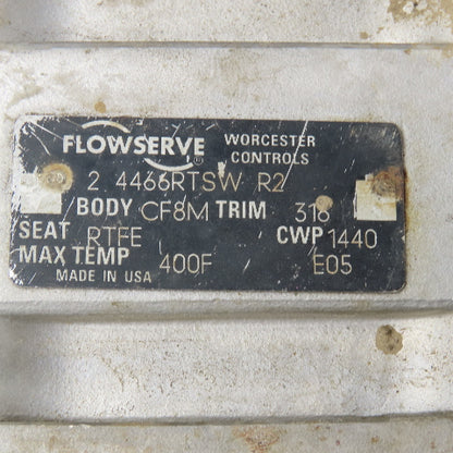 Flowserve 2 4466RTSW R2 2" Stainless Steel Flange Fit Pipe Assembly 20" OAL