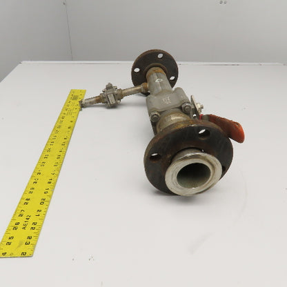 Flowserve 2 4466RTSW R2 2" Stainless Steel Flange Fit Pipe Assembly 20" OAL