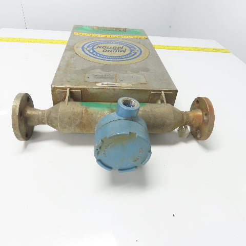 Micro Motion DS100S128SU Stainless Mass Flow Sensor -240 to 204°C 2250PSIG Tube
