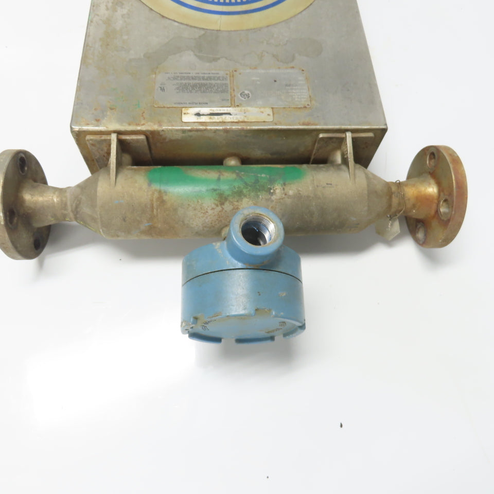 Micro Motion DS100S128SU Stainless Mass Flow Sensor -240 to 204°C 2250PSIG Tube