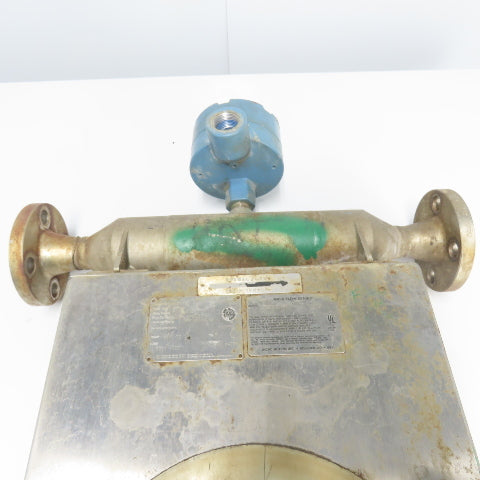 Micro Motion DS100S128SU Stainless Mass Flow Sensor -240 to 204°C 2250PSIG Tube
