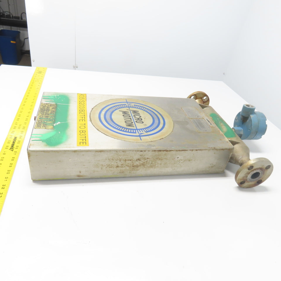 Micro Motion DS100S128SU Stainless Mass Flow Sensor -240 to 204°C 2250PSIG Tube