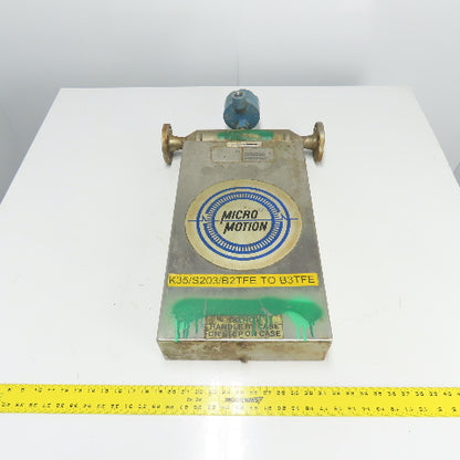 Micro Motion DS100S128SU Stainless Mass Flow Sensor -240 to 204°C 2250PSIG Tube