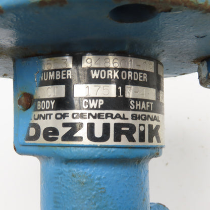 DeZurik 9135553 2" Lug Mount Butterfly Valve PTFE Lined 250°F No Handle