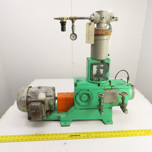 Pulsafeeder 7120-S-AP 1HP Diaphragm Metering Pump 25GPH 3PH & Conoflow Actuator