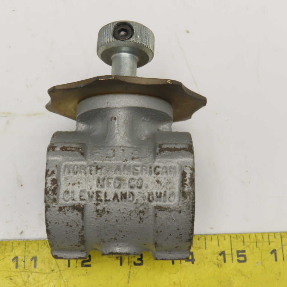 North American 1122-0 3/4" NPT Manual Butterfly Valve