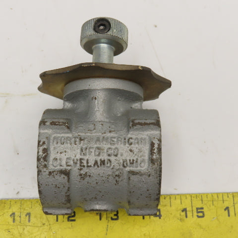 North American 1122-0 3/4" NPT Manual Butterfly Valve