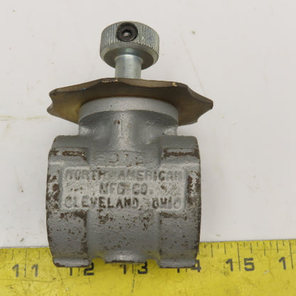 North American 1122-0 3/4" NPT Manual Butterfly Valve