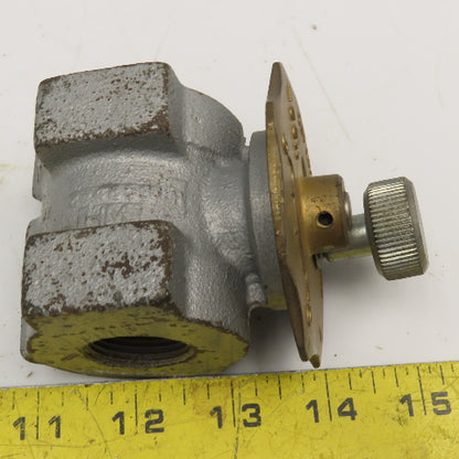 North American 1122-0 3/4" NPT Manual Butterfly Valve
