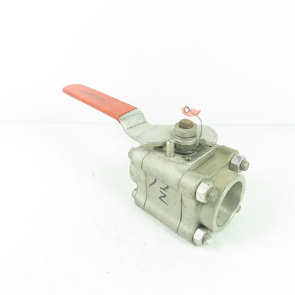 Worcester PT4466GGSW 1-1/2" Ball Valve CF8M Trim 316 Seat SS CWP1000