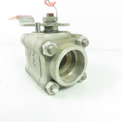 Worcester PT4466GGSW 1-1/2" Ball Valve CF8M Trim 316 Seat SS CWP1000
