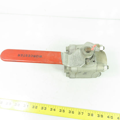 Worcester PT4466GGSW 1-1/2" Ball Valve CF8M Trim 316 Seat SS CWP1000