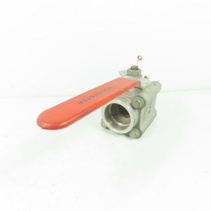Worcester PT4466GGSW 1-1/2" Ball Valve CF8M Trim 316 Seat SS CWP1000