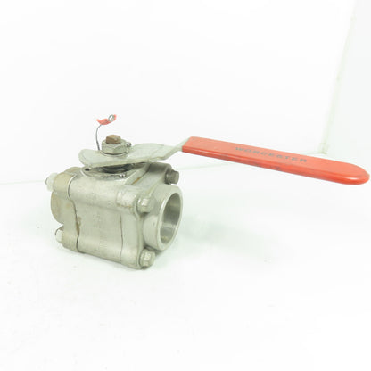 Worcester PT4466GGSW 1-1/2" Ball Valve CF8M Trim 316 Seat SS CWP1000