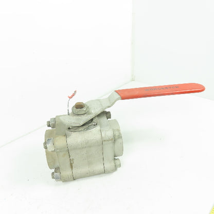 Worcester PT4466GGSW 1-1/2" Ball Valve CF8M Trim 316 Seat SS CWP1000