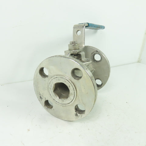Velan 00313-SSE 1" Stainless Steel Flanged Ball Valve 275PSIG CF8M 316 MPTFE