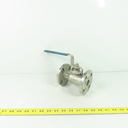 Velan 00313-SSE 1" Stainless Steel Flanged Ball Valve 275PSIG CF8M 316 MPTFE