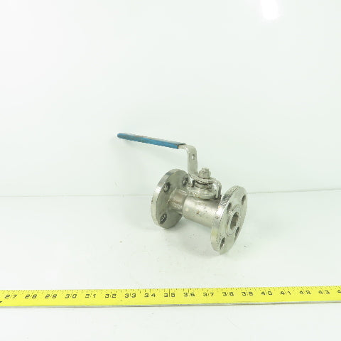 Velan 00313-SSE 1" Stainless Steel Flanged Ball Valve 275PSIG CF8M 316 MPTFE