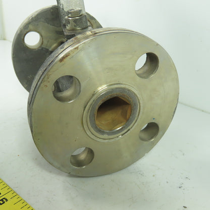 Velan 10313-SSE Model W330 1" Stainless Steel Flanged Ball Valve 720PSI CF8M 316