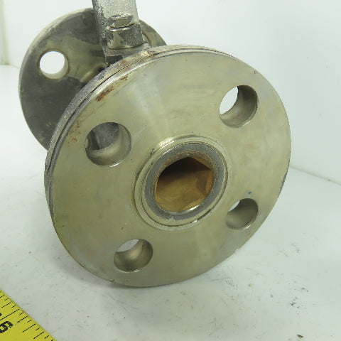 Velan 10313-SSE Model W330 1" Stainless Steel Flanged Ball Valve 720PSI CF8M 316