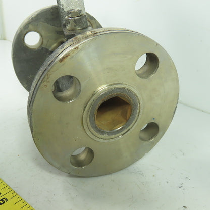 Velan 10313-SSE Model W330 1" Stainless Steel Flanged Ball Valve 720PSI CF8M 316