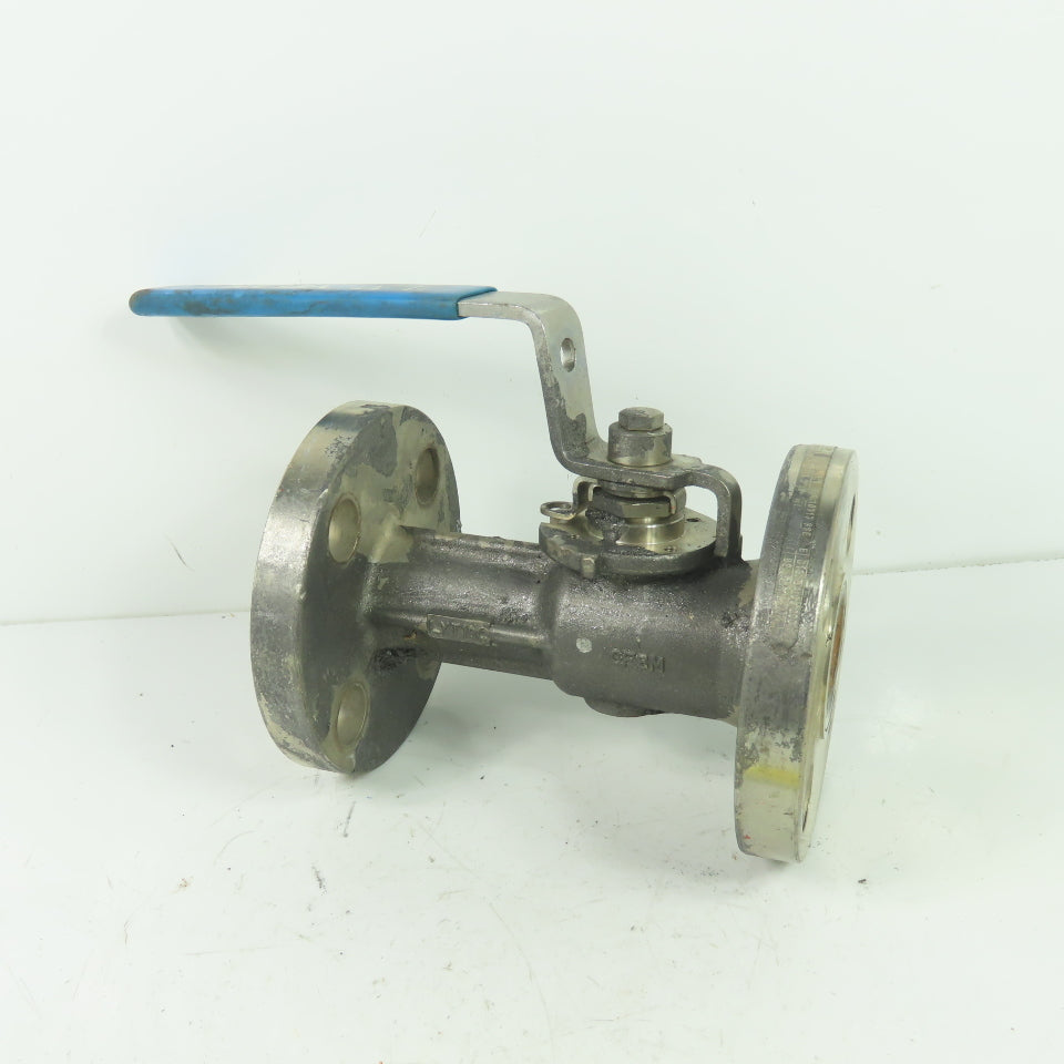 Velan 10313-SSE Model W330 1" Stainless Steel Flanged Ball Valve 720PSI CF8M 316