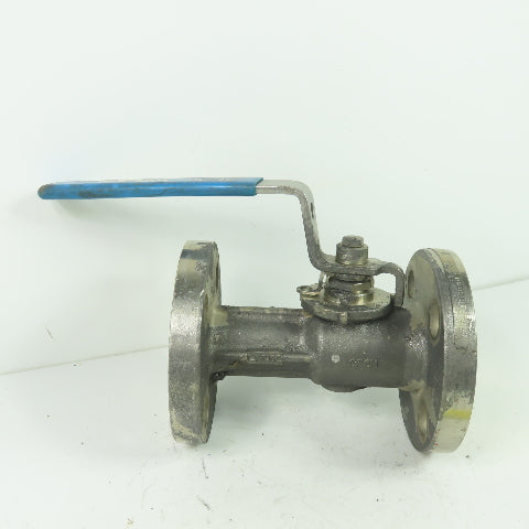 Velan 10313-SSE Model W330 1" Stainless Steel Flanged Ball Valve 720PSI CF8M 316