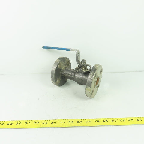 Velan 10313-SSE Model W330 1" Stainless Steel Flanged Ball Valve 720PSI CF8M 316