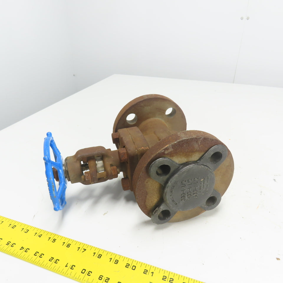 Velan F07-1054B-02TY 1-1/2" Gate Valve A105N 740PSIG Class 300 Seat HF