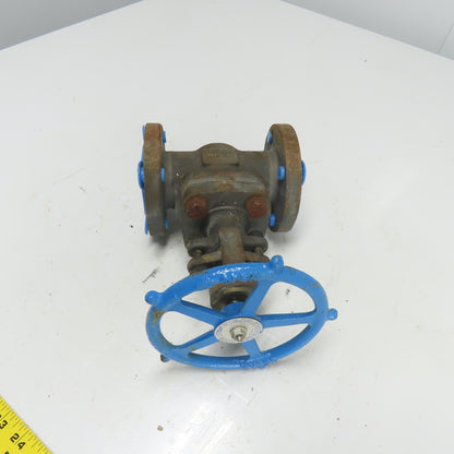 Velan F07-1054B-02TY 1-1/2" Globe Valve A105N 285PSIG Class 150 Seat HF