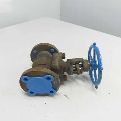 Velan F07-1054B-02TY 1-1/2" Globe Valve A105N 285PSIG Class 150 Seat HF