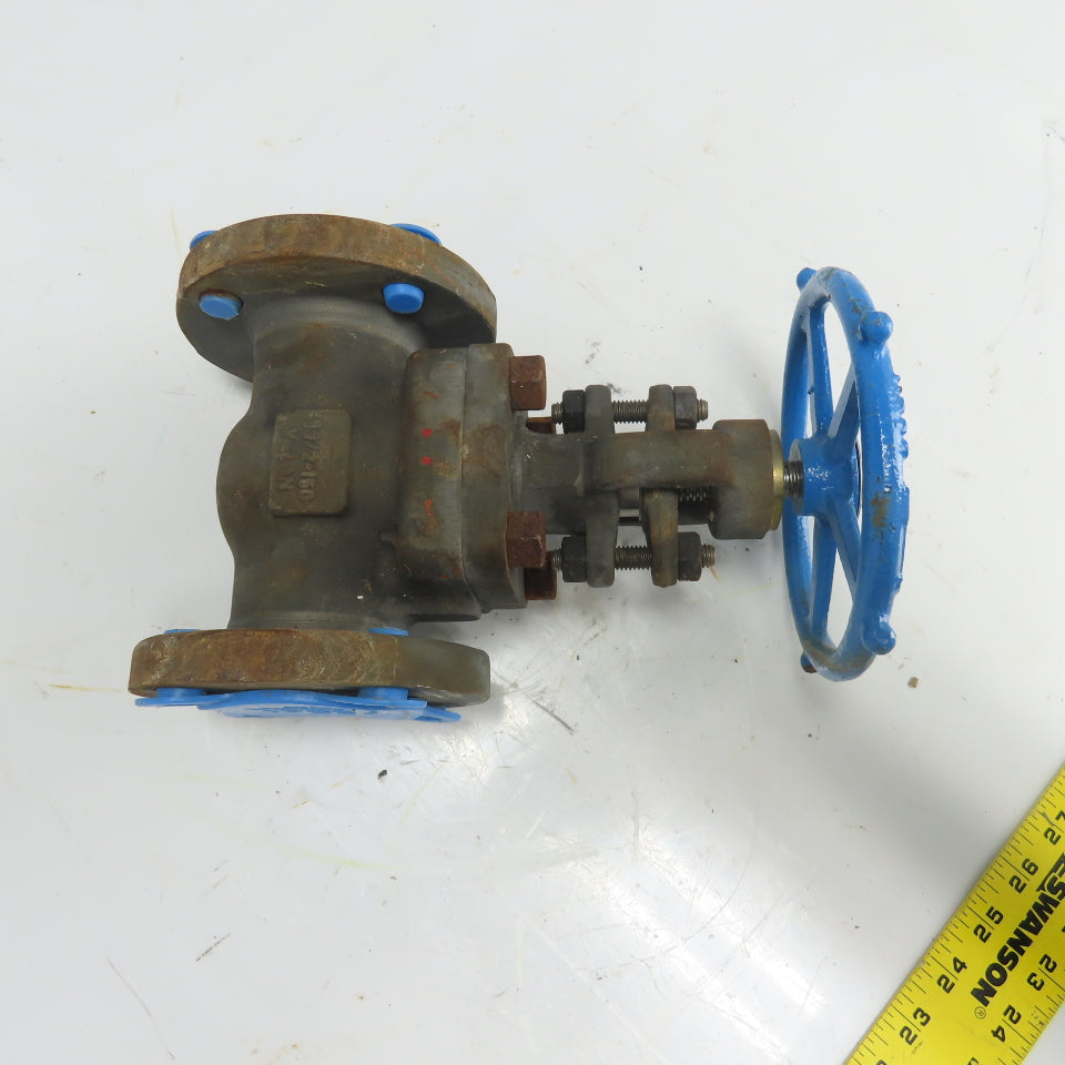 Velan F07-1054B-02TY 1-1/2" Globe Valve A105N 285PSIG Class 150 Seat HF
