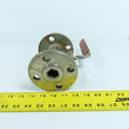 Worcester 15166T150 Flowserve 1" 316 Stainless Steel Ball Valve 275 CWP 400°F