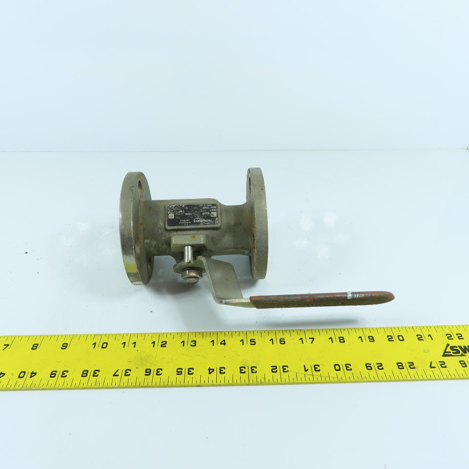 Worcester 15166T150 Flowserve 1" 316 Stainless Steel Ball Valve 275 CWP 400°F