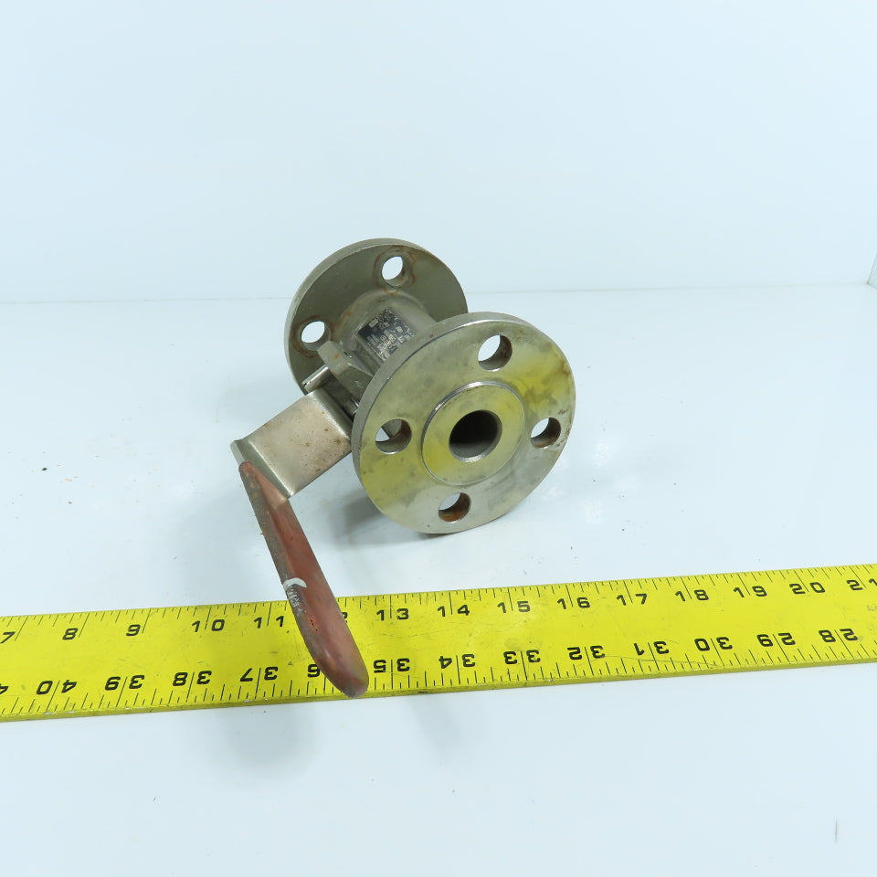 Worcester 15166T150 Flowserve 1" 316 Stainless Steel Ball Valve 275 CWP 400°F