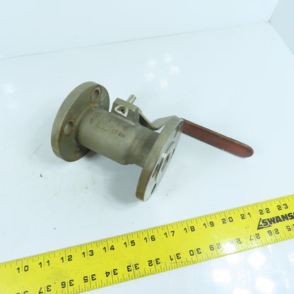 Worcester 15166T150 Flowserve 1" 316 Stainless Steel Ball Valve 275 CWP 400°F