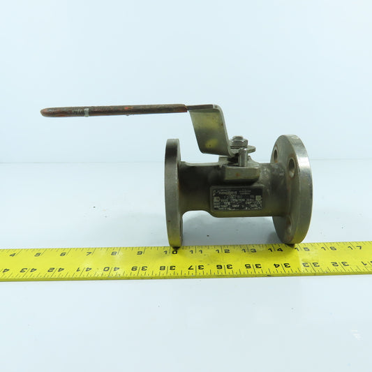 Worcester 15166T150 Flowserve 1" 316 Stainless Steel Ball Valve 275 CWP 400°F