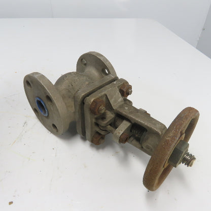 Powell A5554 1" Manual Flanged Gate Valve 150WP