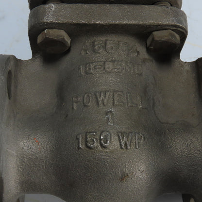 Powell A5554 1" Manual Flanged Gate Valve 150WP