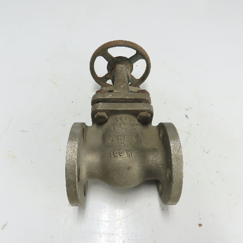 Powell A5554 1" Manual Flanged Gate Valve 150WP