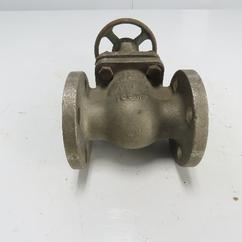 Powell A5554 1" Manual Flanged Gate Valve 150WP