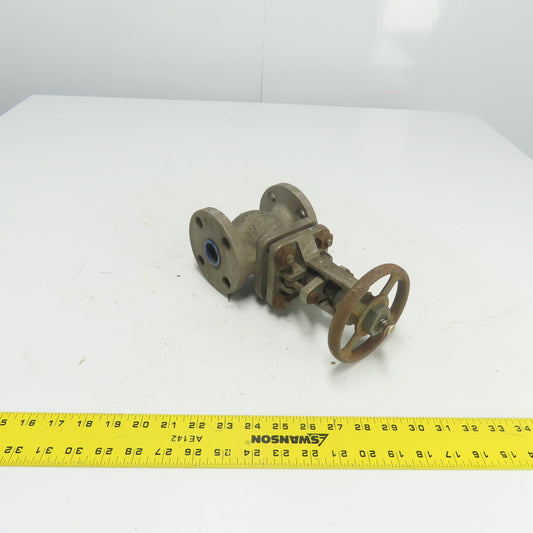 Powell A5554 1" Manual Flanged Gate Valve 150WP