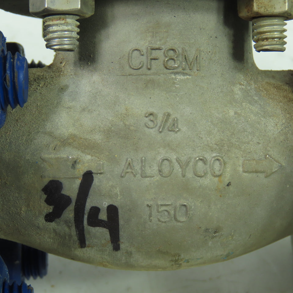 Aloyco 16788 3/4" Stainless Steel Check Valve CF8M