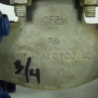 Aloyco 16788 3/4" Stainless Steel Check Valve CF8M