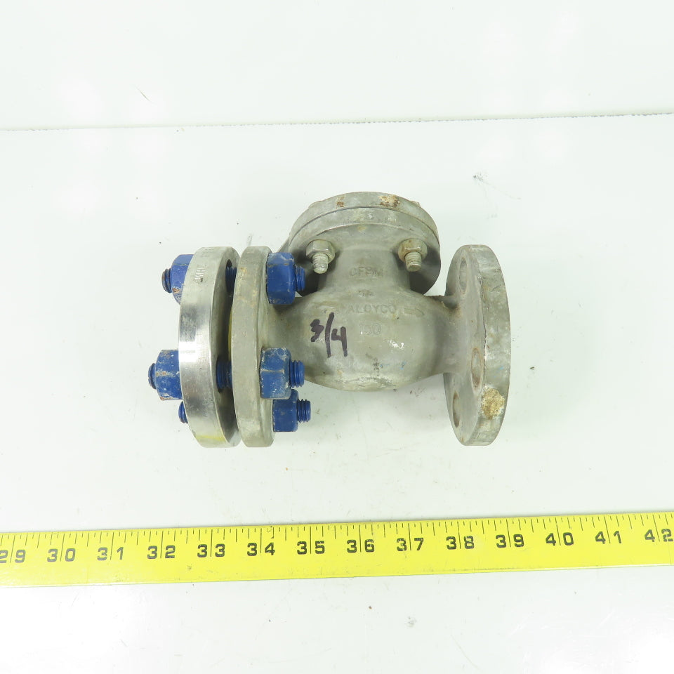 Aloyco 16788 3/4" Stainless Steel Check Valve CF8M