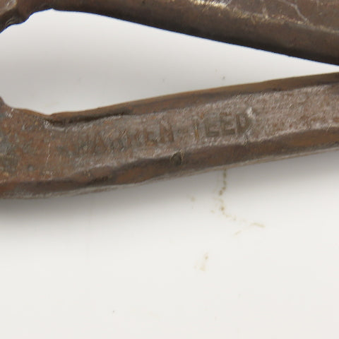 Warren-Teed 24" Vintage Flat Jaw Blacksmith Foundry Tongs