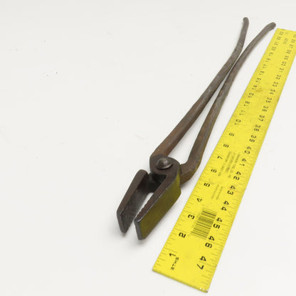 Warren-Teed 24" Vintage Flat Jaw Blacksmith Foundry Tongs