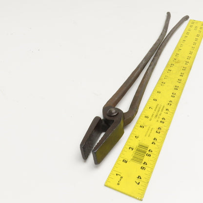 Warren-Teed 24" Vintage Flat Jaw Blacksmith Foundry Tongs