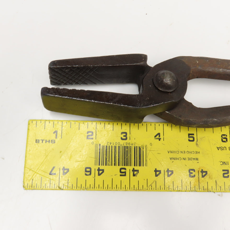 Warren-Teed 24" Vintage Flat Jaw Blacksmith Foundry Tongs