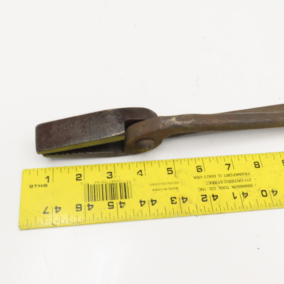 Warren-Teed 24" Vintage Flat Jaw Blacksmith Foundry Tongs